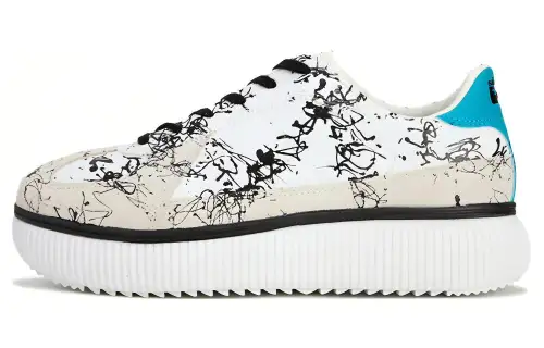 Onitsuka Tiger Delecity Cushioning Anti-Slip And Wear-Resistant Low-Top Casual Shoes Unisex White Black Blue