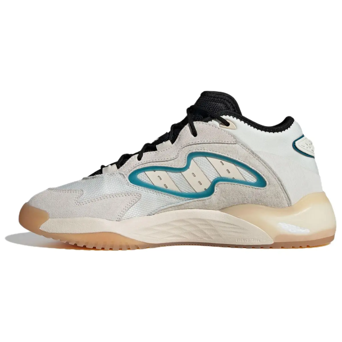 Adidas Originals Streetball 2.0 Fabric Slip Resistant Abrasion Resistant Low top Casual Shoes Unisex White Black