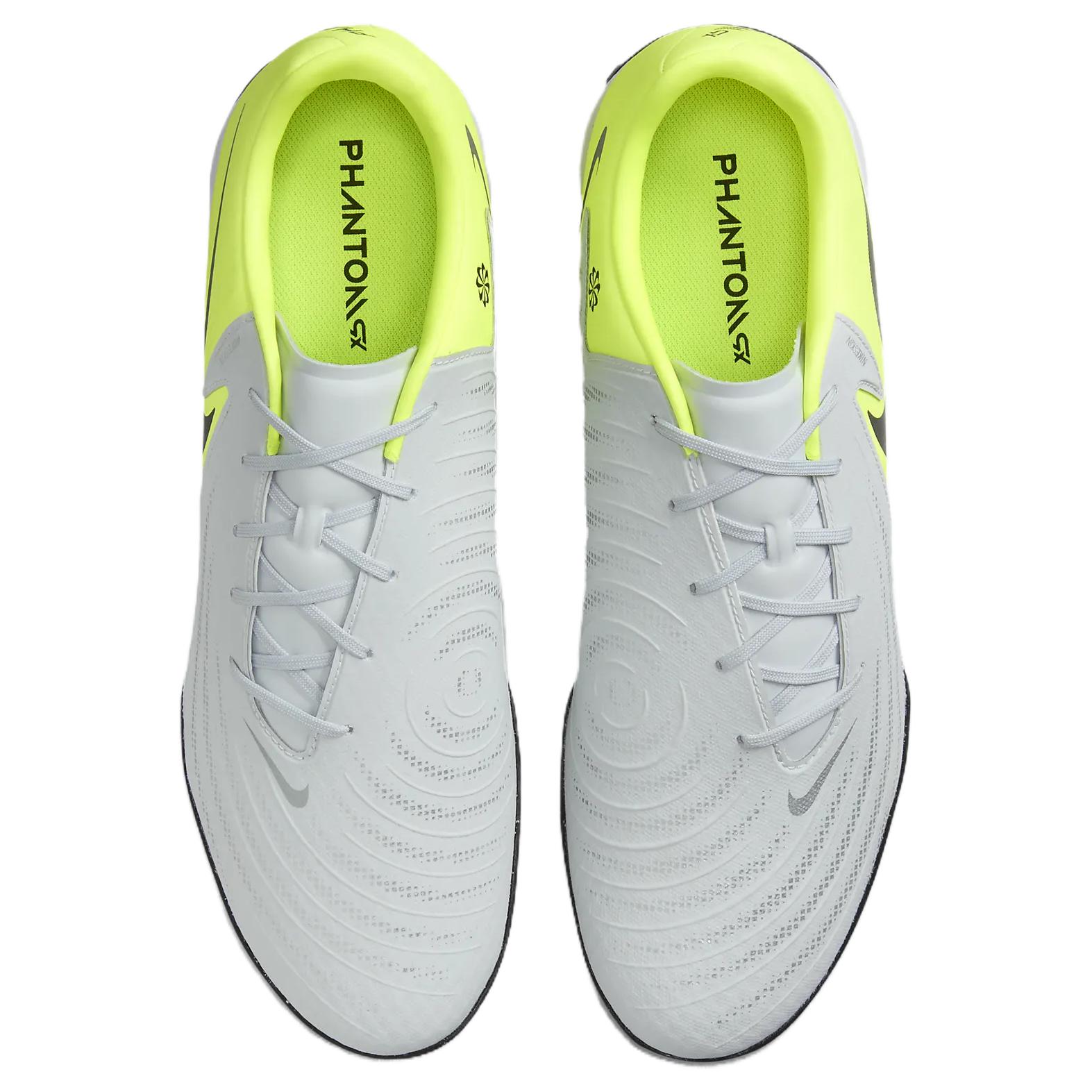 Nike Phantom Gx 2 Academy Tf Metallic Silver Volt Black
