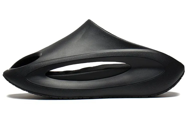 Li Ning Yun You Slay Quiet Abrasion Resistant Slide Slippers Unisex Black