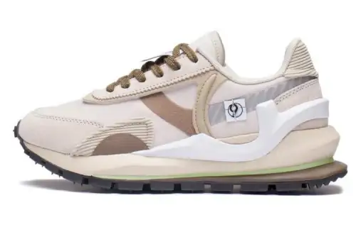 Li Ning Abrasion Resistant Breathable Abrasion Resistant Breathable Low top Sports Casual Shoes Women's Gray