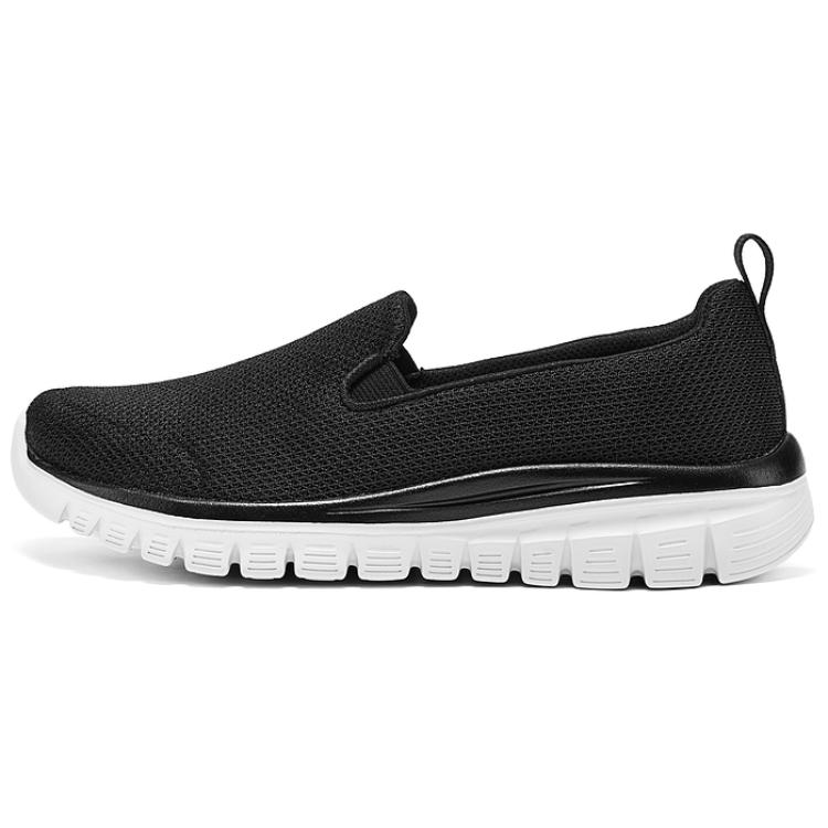 Skechers Sports Life Collection Comfortable Abrasion Resistant Low top Casual Shoes Women’s Black White
