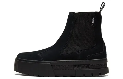 PUMA Mayze Chelsea Suede 'Triple Black' Women's