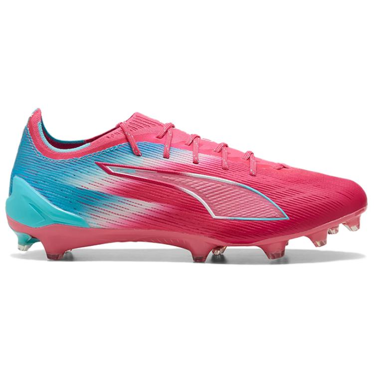 PUMA ULTRA 6 Cushioning, Wear Resistant Soccer Shoes Men’s Pink Blue