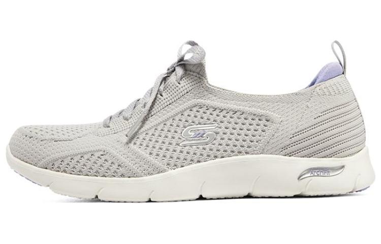 Skechers ARCH FIT REFINE Mesh Slip on Low top Sports Casual Shoes Women's Light Gray