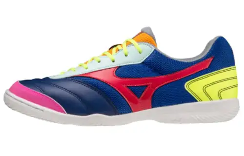 Mizuno Cushioning Slip Resistant Soccer Shoes Unisex Blue Red