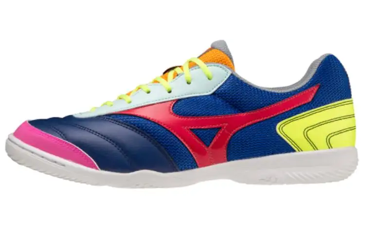 Mizuno Cushioning Slip Resistant Soccer Shoes Unisex Blue Red