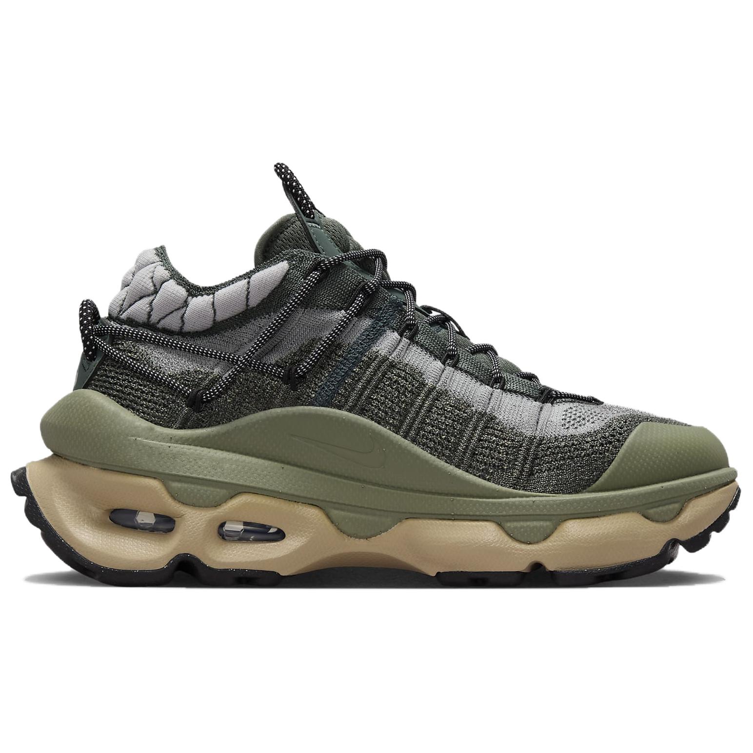 Nike Air Max Flyknit Venture Vintage Green Light Army Khaki Metallic Silver Women’s
