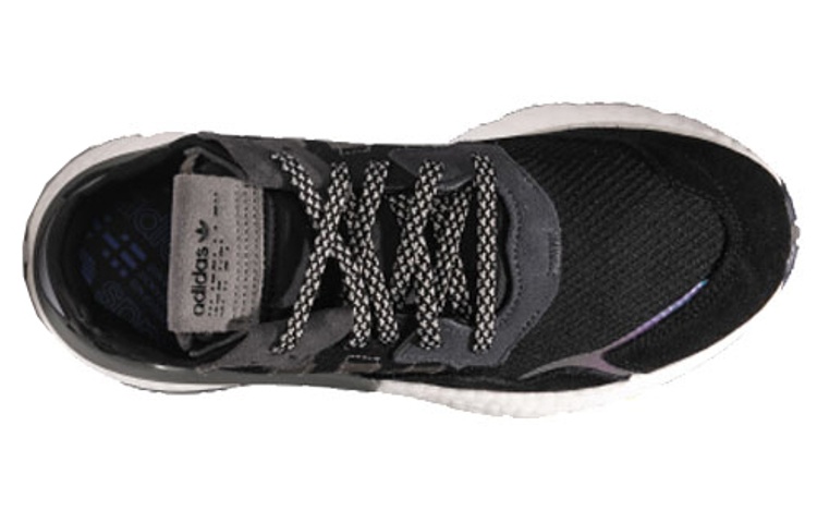 Кроссовки adidas originals Nite Jogger (черно-серые) — фото 3