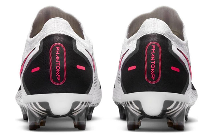 Мужские бутсы Nike Phantom GT Elite FG (бело-красно-черный) — фото 4