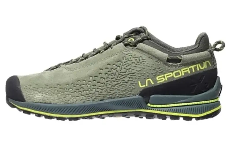 LA SPORTIVA Leather Abrasion Resistant Low top Casual Shoes Men's Green