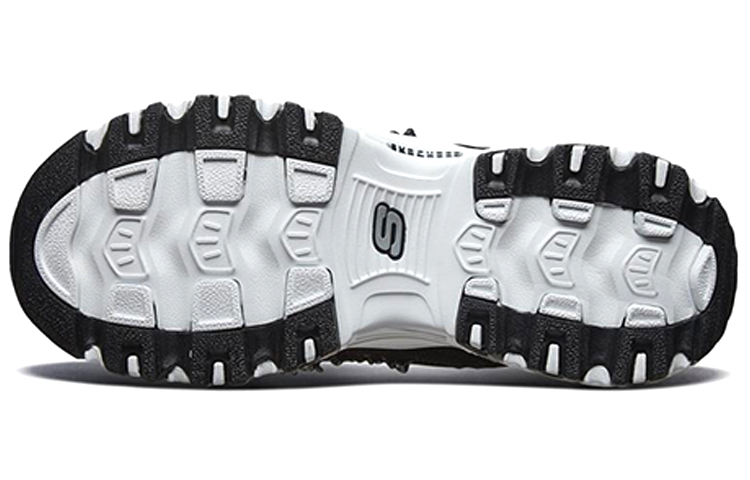 Женские кроссовки Skechers D'LITES 1.0 (черные) — Чёрный — фото 5