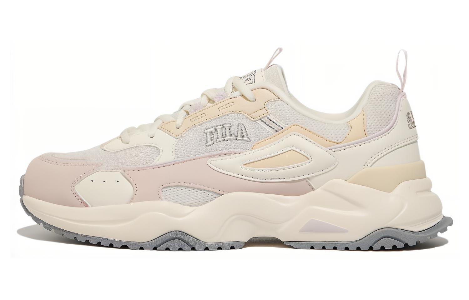 FILA Rayflide Low top Casual Shoes Unisex White Pink