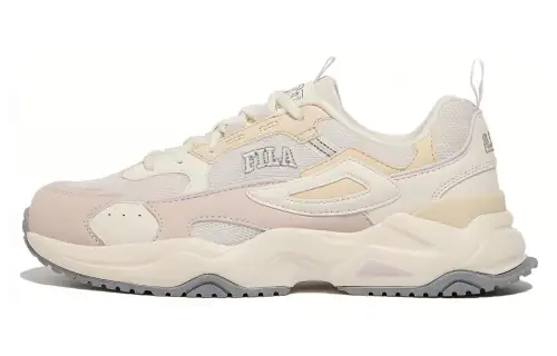 FILA Rayflide Low top Casual Shoes Unisex White Pink