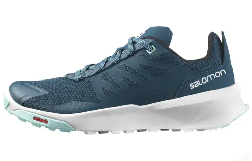 SALOMON PATROL Comfortable Abrasion Resistant Breathable Low top Outdoor Shoes Women's Blue White
