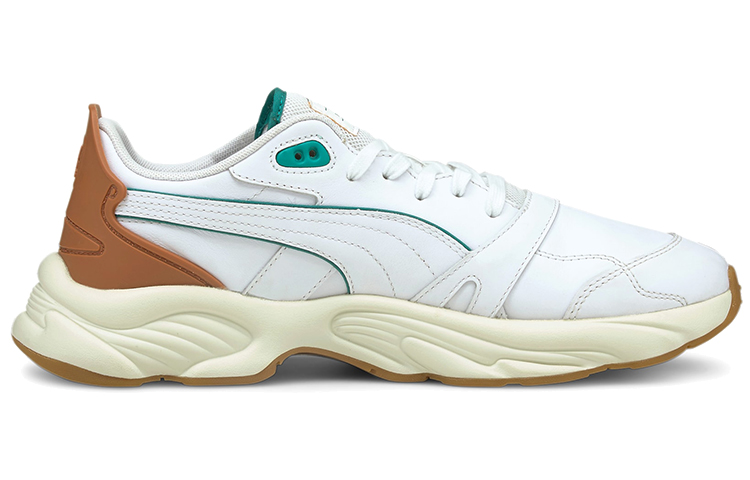 Кроссовки PUMA Rs-Connect (бело-зелено-коричневые) — фото 2