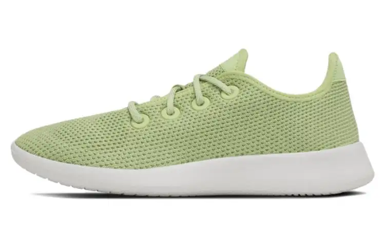 Allbirds Tree Runner Fabric Breathable Low top Sports Casual Shoes Women's Pasture Grass Green