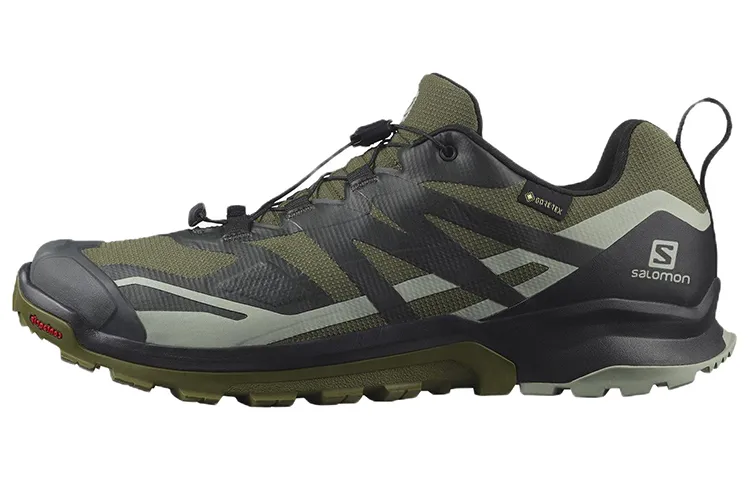 SALOMON Xa Rogg 2 Gtx Fabric Abrasion Resistant Low top Casual Shoes Men's Black Green