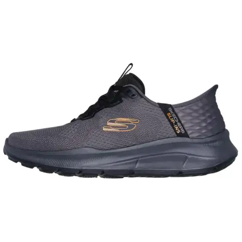 Skechers Slip Ins Low top Casual Shoes Men's Gray Orange