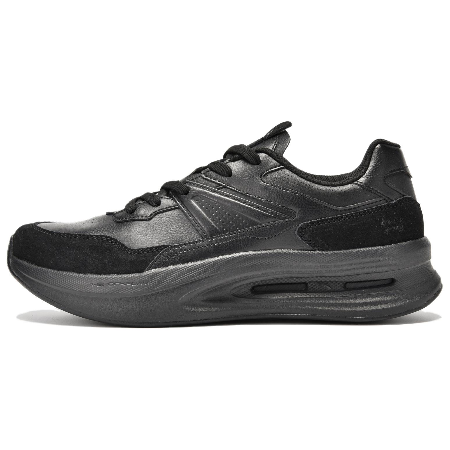 CHAOJIANTA Life Collection Slip Resistant Abrasion Resistant Low top Casual Shoes Men's Black
