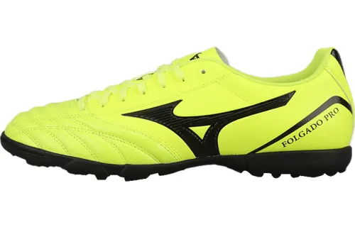 Mizuno AG Artificial Ground Cushioning Abrasion Resistant Soccer Shoes Men's Yellow Black