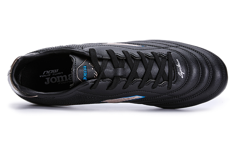 Joma Aguila AG Artificial Ground Artificial Turf Slip Resistant Abrasion Resistant Soccer Shoes Men’s Black