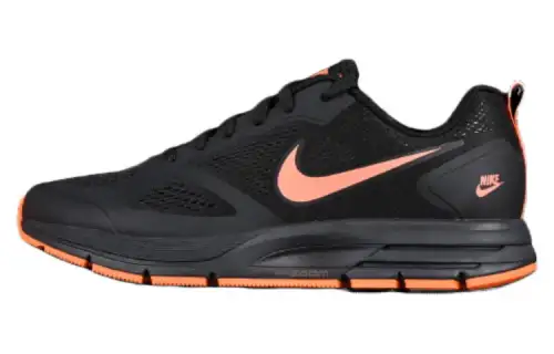Nike Zoom Pegasus 26X Comfortable Abrasion Resistant Breathable Low top Casual Shoes Men's Black Orange