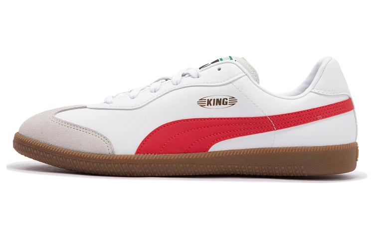 Мужские кроссовки PUMA King 21 IT (бело-красные)