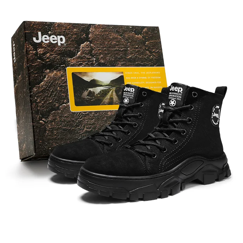 Jeep Combat Boots Men's Black