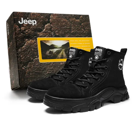 Jeep Combat Boots Men's Black