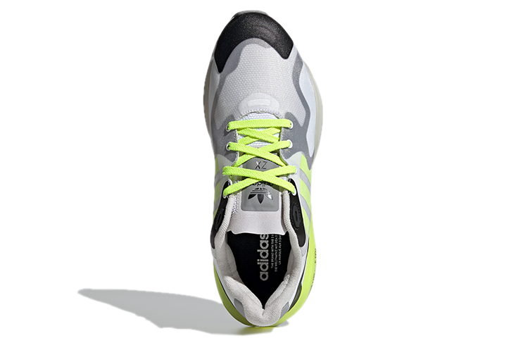 Кеды adidas originals ZX Alkyne (бело-серо-зеленые) — Белый / серый / зелёный — фото 5
