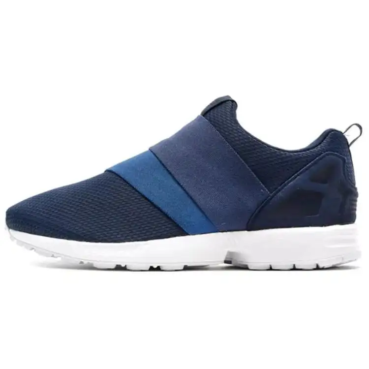 Adidas Originals ZX Flu Slip Resistant Abrasion Resistant Low top Casual Shoes Men's Blue
