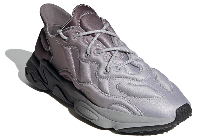 Кроссовки adidas originals Ozweego Tech (серо-черные) — фото 3