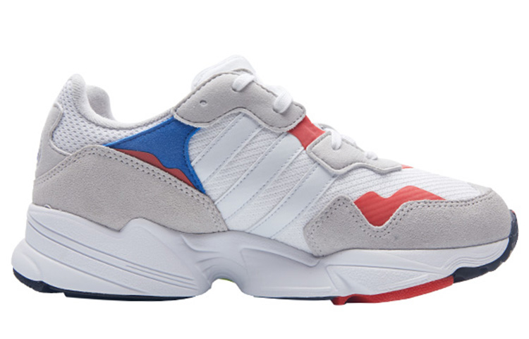 Женские кроссовки adidas originals Yung-96 (бело-сине-красные) — Белый / синий / красный — фото 2