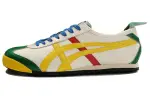 Onitsuka Tiger MEXICO 66 Cushioning Slip Resistant Abrasion Resistant Low top Casual Shoes Unisex Yellow Green Red