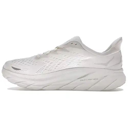 HOKA ONE ONE Clifton 8 Cushioning Slip Resistant Low top Casual Shoes Men's White