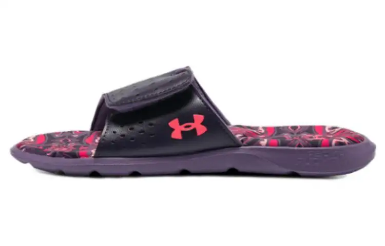 Under Armour Ignite Pro Graphic Footbed Slides 'Tux Purple Marble' Women's