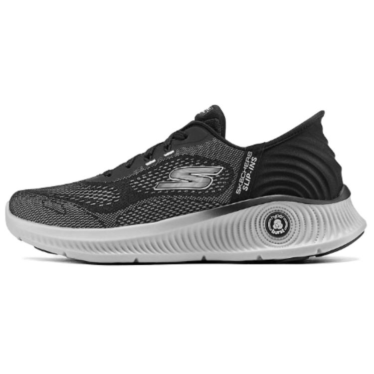 Skechers MEN’S GO WALK Abrasion Resistant Rebound Casual Shoes Men’s Black Gray