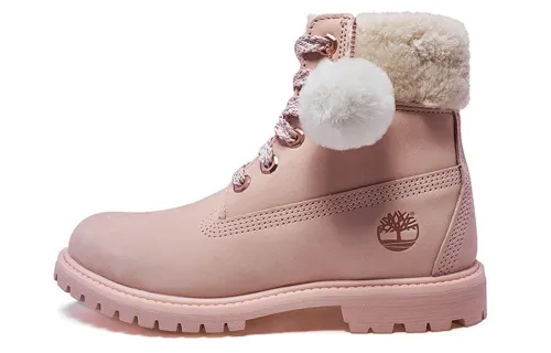 Timberland Combat Boots Women's Light Pink
