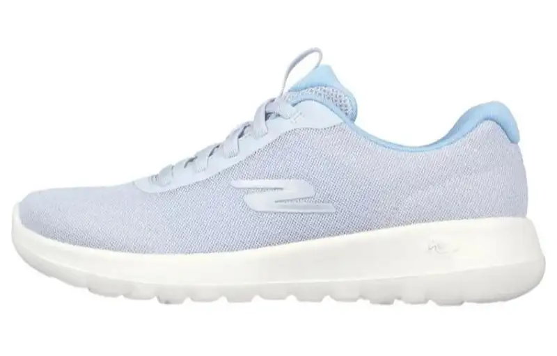 Skechers Cushioning Breathable Lightweight Low top Casual Shoes Women's Light Blue