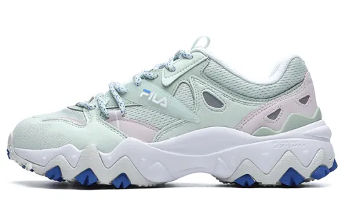 FILA Fellow 2 Euro Comic 2 Textile, Synthetic Leather Sports Low top Casual Shoes Women's Green Gray