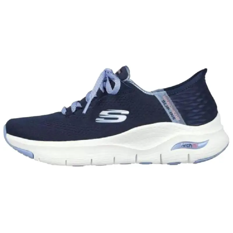 Skechers Arch Fit Cushioning, Wear Resistant Low top Casual Shoes Women's Blue