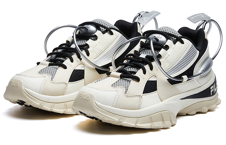 Мужские кроссовки Fila FUSION Lifestyle (сине-черные) — Белый / чёрный — фото 3