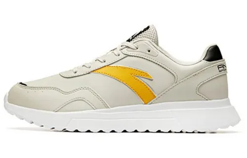ANTA Casual Shoes Men's Low Top Shade 1 Gray/Black/Anta White/Yellow