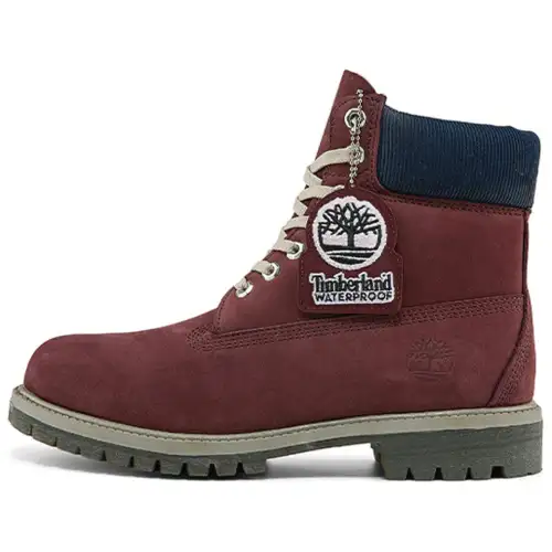 Timberland Premium 6 Inch Waterproof Boots 'Burgundy Nubuck'