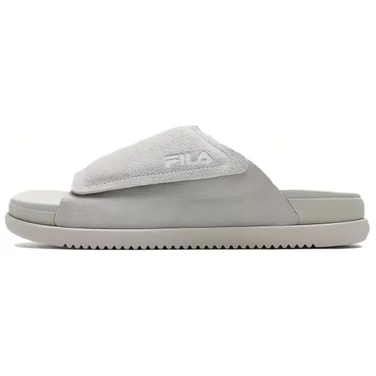 FILA CARPET Slip Resistant Abrasion Resistant Slide Slippers Men's Gray
