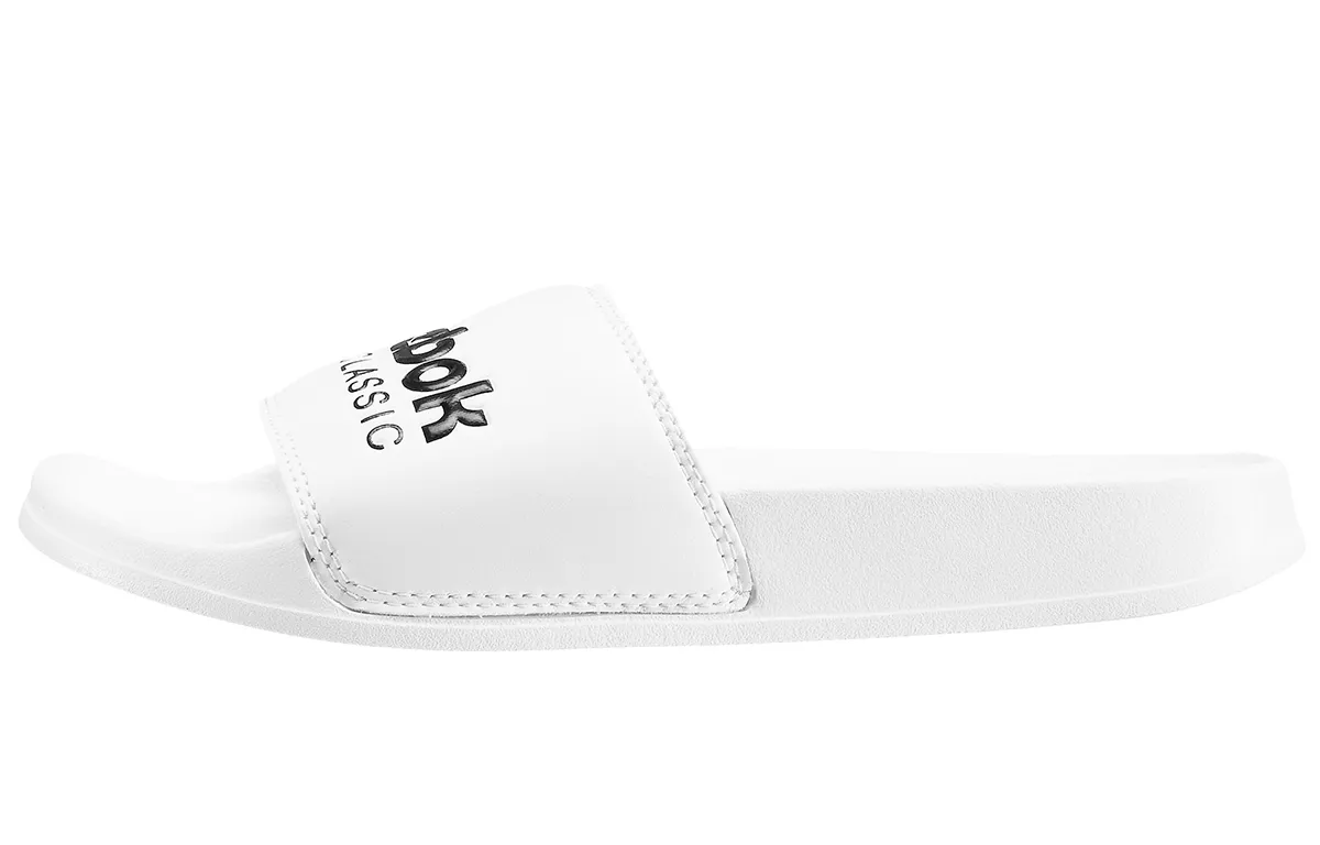 Reebok Classic White Slippers