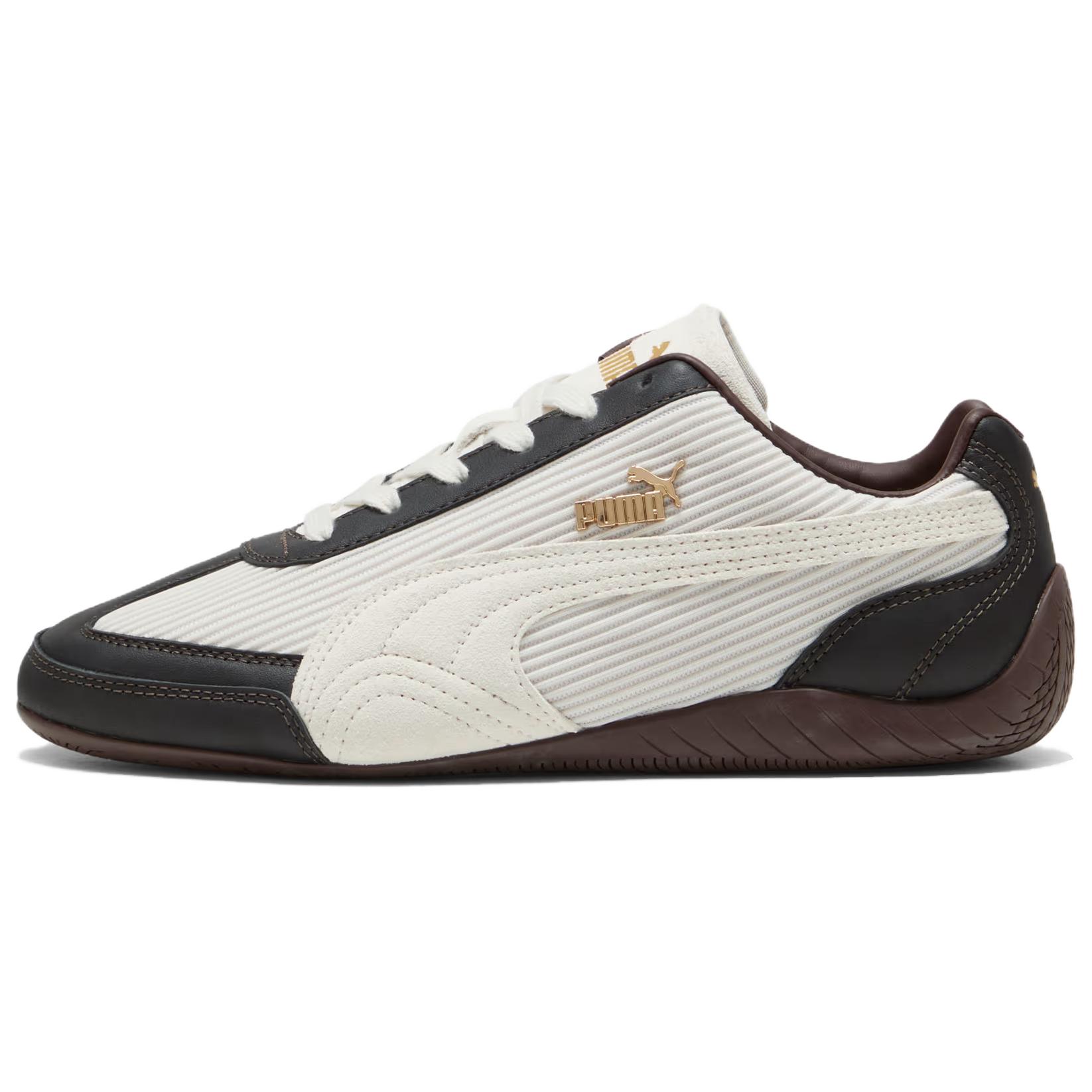 PUMA Speedcat Abrasion Resistant Low top Casual Shoes Unisex Black White