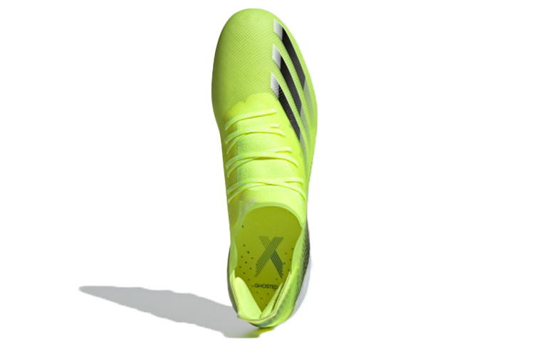 Мужские кроссовки adidas X GHOSTED.1 (зелено-черные) — Зелёный / чёрный — фото 5
