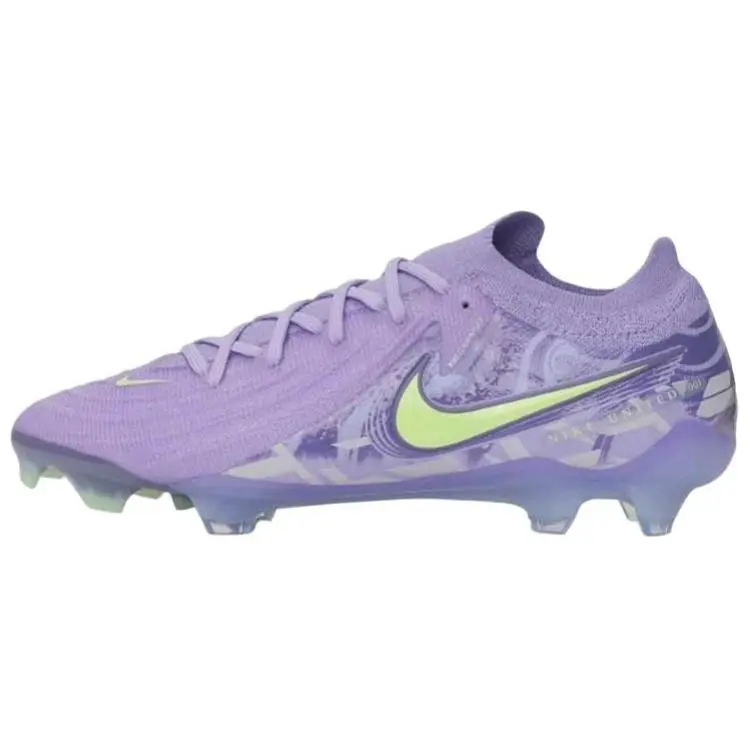 Nike Phantom GX 2 Elite FG Firm Ground Artificial Turf Fabric Soccer Shoes Men's Purple